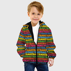 Куртка с капюшоном детская Basketball, цвет: 3D-черный — фото 2