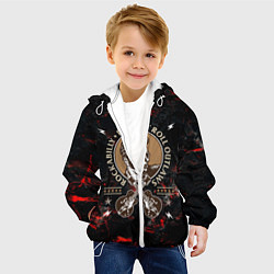 Куртка с капюшоном детская Элвис Пресли Rock n roll, цвет: 3D-белый — фото 2