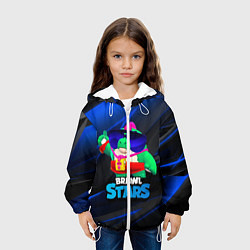 Куртка с капюшоном детская Базз Buzz Brawl Stars, цвет: 3D-белый — фото 2