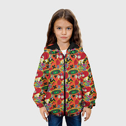Куртка с капюшоном детская Казино, цвет: 3D-черный — фото 2