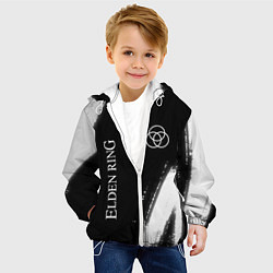 Куртка с капюшоном детская Elden Ring - Brush, цвет: 3D-белый — фото 2