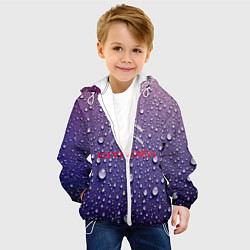 Куртка с капюшоном детская Citroёn Storm Ситроен ливень, цвет: 3D-белый — фото 2