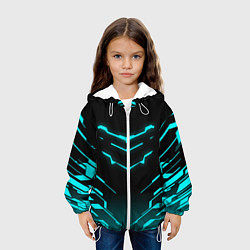 Куртка с капюшоном детская DEAD SPACE АЙЗЕК КЛАРК, цвет: 3D-белый — фото 2