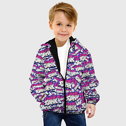 Куртка с капюшоном детская FRIDAY NIGHT FUNKIN ЛОГОБОМБИН, цвет: 3D-черный — фото 2