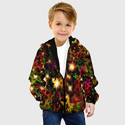 Куртка с капюшоном детская Яркий день, цвет: 3D-черный — фото 2