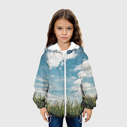 Куртка с капюшоном детская Небушко и полюшко, цвет: 3D-белый — фото 2