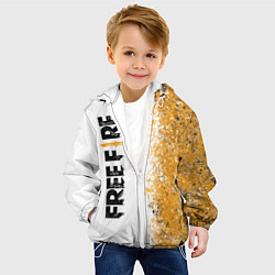 Куртка с капюшоном детская FREE FIRE Фри Фаер, цвет: 3D-белый — фото 2