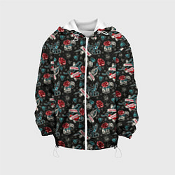 Куртка с капюшоном детская TATTOO, цвет: 3D-белый