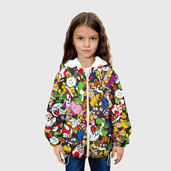 Куртка с капюшоном детская Mario ALLSTARS, цвет: 3D-белый — фото 2