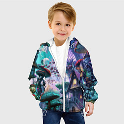 Куртка с капюшоном детская FantasyFish, цвет: 3D-белый — фото 2