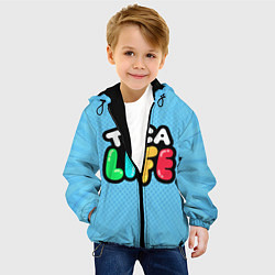 Куртка с капюшоном детская Toca Life: Logo, цвет: 3D-черный — фото 2
