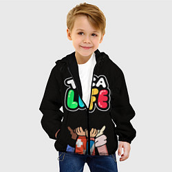 Куртка с капюшоном детская Toca Life: Friends, цвет: 3D-черный — фото 2