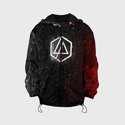 Куртка с капюшоном детская Linkin Park Logo Линкин Парк, цвет: 3D-черный
