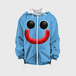 Куртка с капюшоном детская Huggy Waggy smile, цвет: 3D-белый