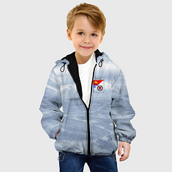 Куртка с капюшоном детская Оротукан Без текста, цвет: 3D-черный — фото 2
