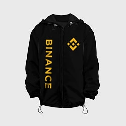 Детская куртка БИНАНС ЛОГО КАРБОН BINANCE LOGO