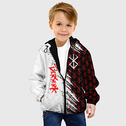 Куртка с капюшоном детская Berserk Anime, цвет: 3D-черный — фото 2