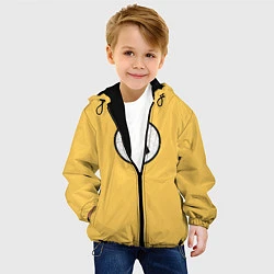 Куртка с капюшоном детская Имперские кулаки цвет легиона 7, цвет: 3D-черный — фото 2