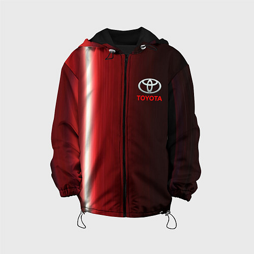 Детская куртка Toyota В полоску / 3D-Черный – фото 1