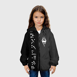 Куртка с капюшоном детская THE ELDER SCROLLS SKYRIM FUS RO DAH, цвет: 3D-черный — фото 2