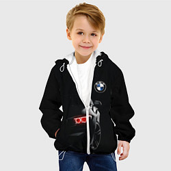Куртка с капюшоном детская BMW МИНИМЛ, цвет: 3D-белый — фото 2