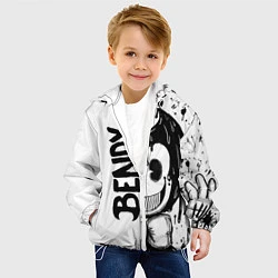 Куртка с капюшоном детская BENDY - БЕНДИ БРЫЗГИ КРАСКИ, цвет: 3D-белый — фото 2