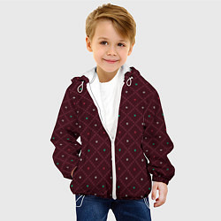 Куртка с капюшоном детская Knitted Texture, цвет: 3D-белый — фото 2