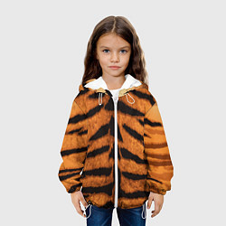 Куртка с капюшоном детская ТИГРИНАЯ ШКУРА, цвет: 3D-белый — фото 2