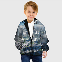 Куртка с капюшоном детская Battlefield 2042 - КАЛЕЙДОСКОП, цвет: 3D-черный — фото 2