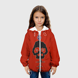Куртка с капюшоном детская Takashi Murakami Scull, цвет: 3D-белый — фото 2