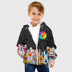 Куртка с капюшоном детская MURAKAMI МУРАКАМИ ПОТЕКИ, цвет: 3D-белый — фото 2