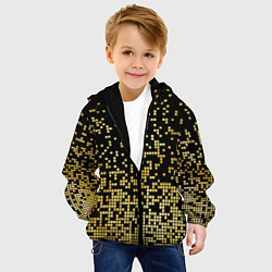 Куртка с капюшоном детская Fashion Pattern 2028, цвет: 3D-черный — фото 2