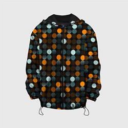 Куртка с капюшоном детская Монохром, цвет: 3D-черный