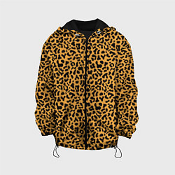 Куртка с капюшоном детская Леопард Leopard, цвет: 3D-черный