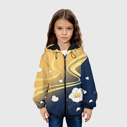 Куртка с капюшоном детская КОСТЮМ АЯКИ КАМИСАТО, цвет: 3D-черный — фото 2