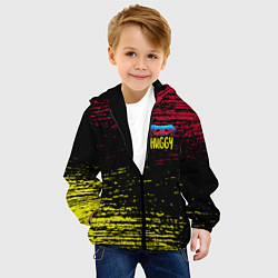Куртка с капюшоном детская Хагги Вагги - Поппи Плейтайм, цвет: 3D-черный — фото 2