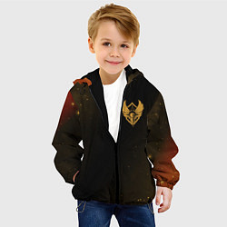 Куртка с капюшоном детская NEW WORLD - МАРОДЕРЫ - Космос, цвет: 3D-черный — фото 2