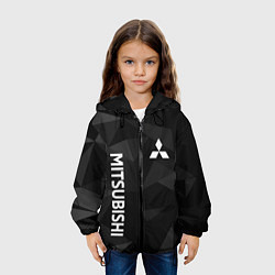 Куртка с капюшоном детская МИТСУБИСИ, MITSUBISHI ГЕОМЕТРИЯ, цвет: 3D-черный — фото 2