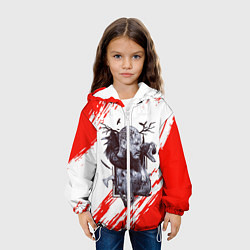 Куртка с капюшоном детская Валкнут, цвет: 3D-белый — фото 2