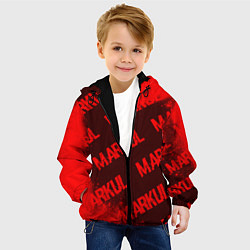 Куртка с капюшоном детская Markul - Краска, цвет: 3D-черный — фото 2