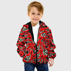 Куртка с капюшоном детская POPPY PLAYTIME ХАГГИ ВАГГИ, цвет: 3D-черный — фото 2