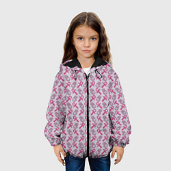 Куртка с капюшоном детская Анкх Ключ Жизни, цвет: 3D-черный — фото 2