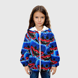Куртка с капюшоном детская УЖАСНОЕ ЛИЦО ХАГГИ ВАГГИ, цвет: 3D-белый — фото 2