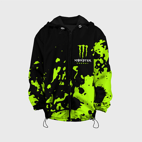 Детская куртка Monster Energy green / 3D-Черный – фото 1