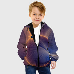 Куртка с капюшоном детская Black Hole Tribute design, цвет: 3D-черный — фото 2