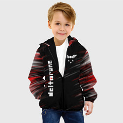 Куртка с капюшоном детская Deltarune - Дельта, цвет: 3D-черный — фото 2