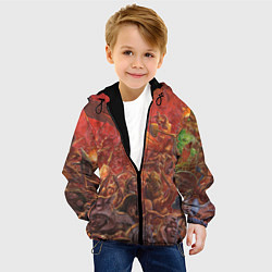 Куртка с капюшоном детская Waha Bloody battle, цвет: 3D-черный — фото 2
