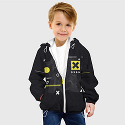 Куртка с капюшоном детская Cyberworld кибермир, цвет: 3D-белый — фото 2