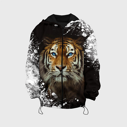 Детская куртка Год тигра2022 / 3D-Черный – фото 1