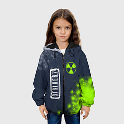 Куртка с капюшоном детская STALKER 2 Краски 7, цвет: 3D-черный — фото 2
